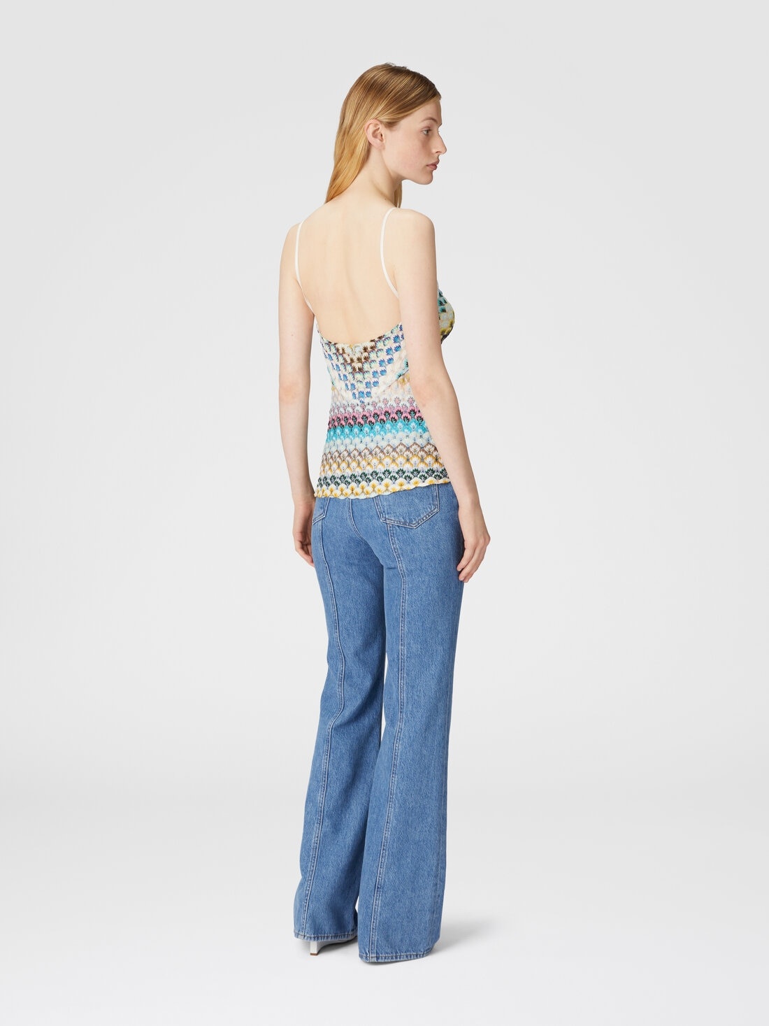 Sleeveless lace top - 3