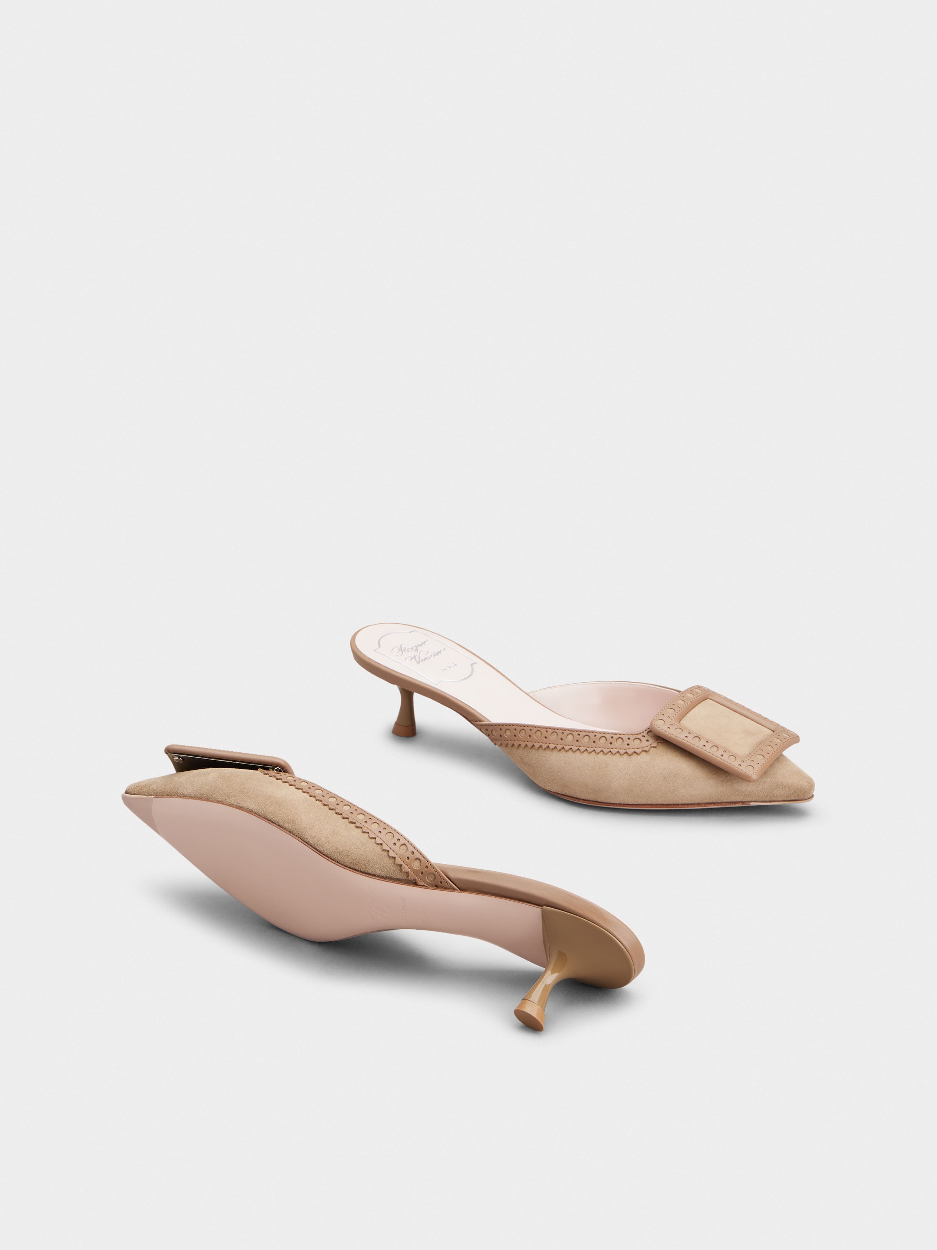 Viv' in The City Mules in suede - 6