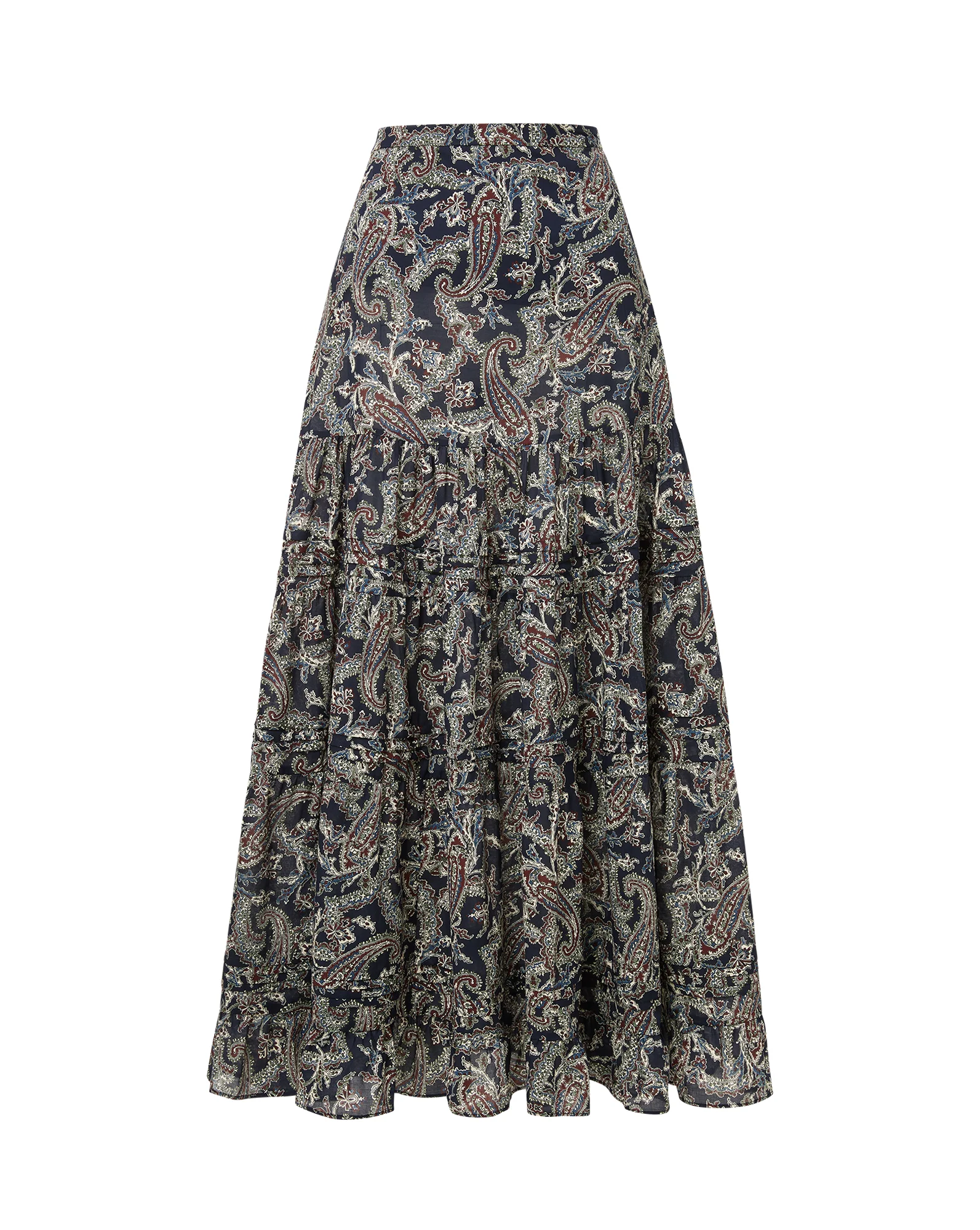 HEATHERALYN PAISLEY MAXI SKIRT - 1