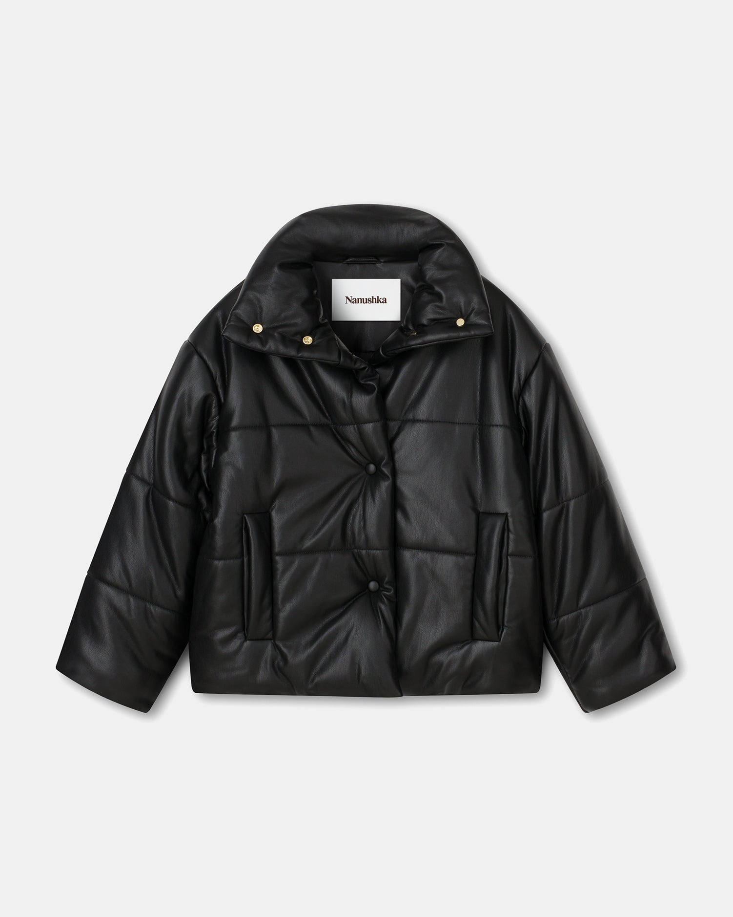 Okobor™ Alt-Leather Puffer Jacket - 4