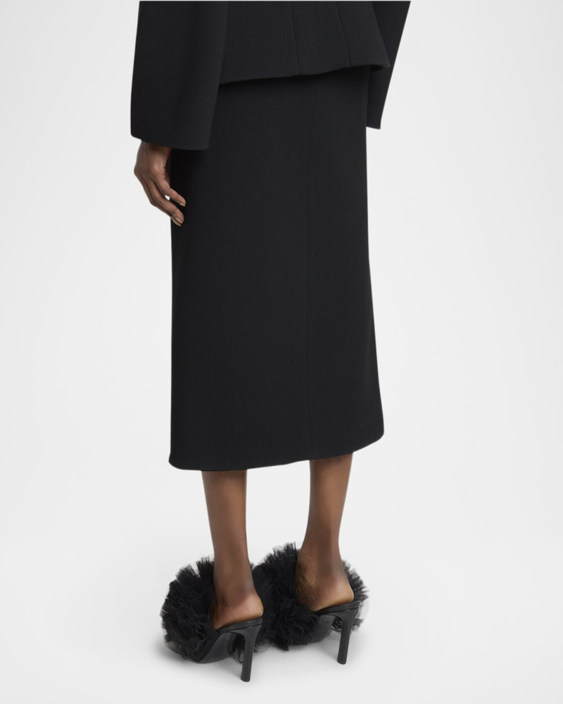 Long Pencil Skirt with Slit 3
