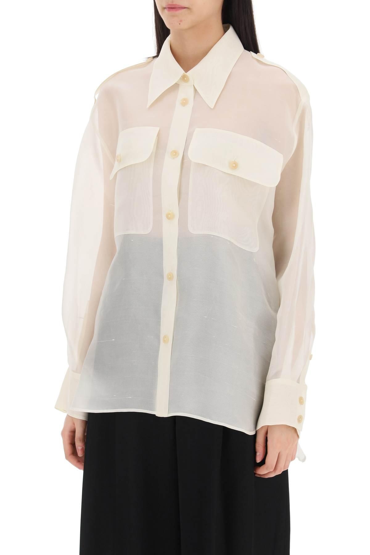 Missa oversized organza shirt - 5