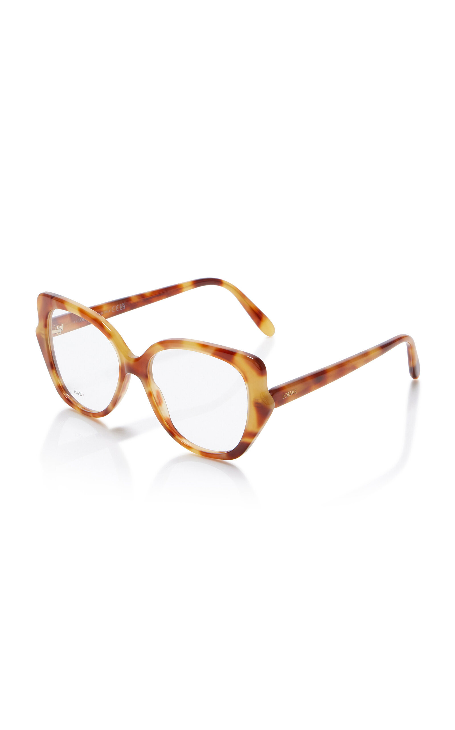 Oversized Cat-Eye Acetate Glasses neutral - 3