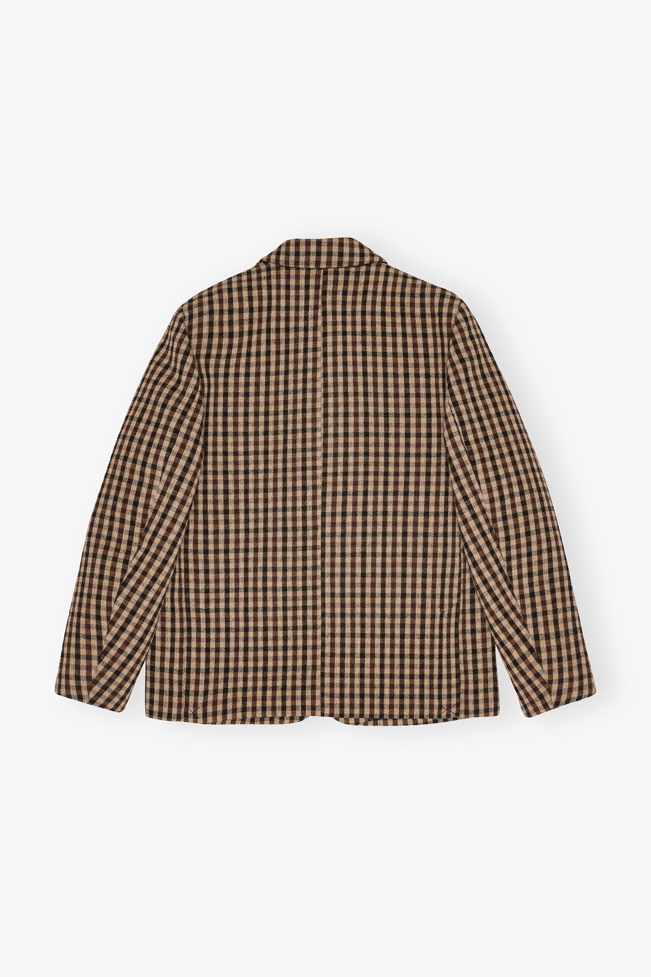 CHECK WOOL BLAZER - 6