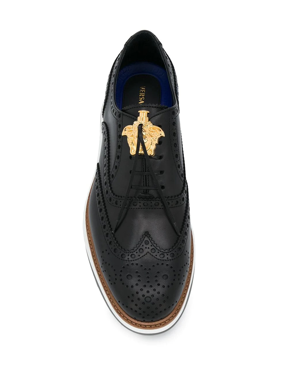 Medusa lace-up brogues  - 4