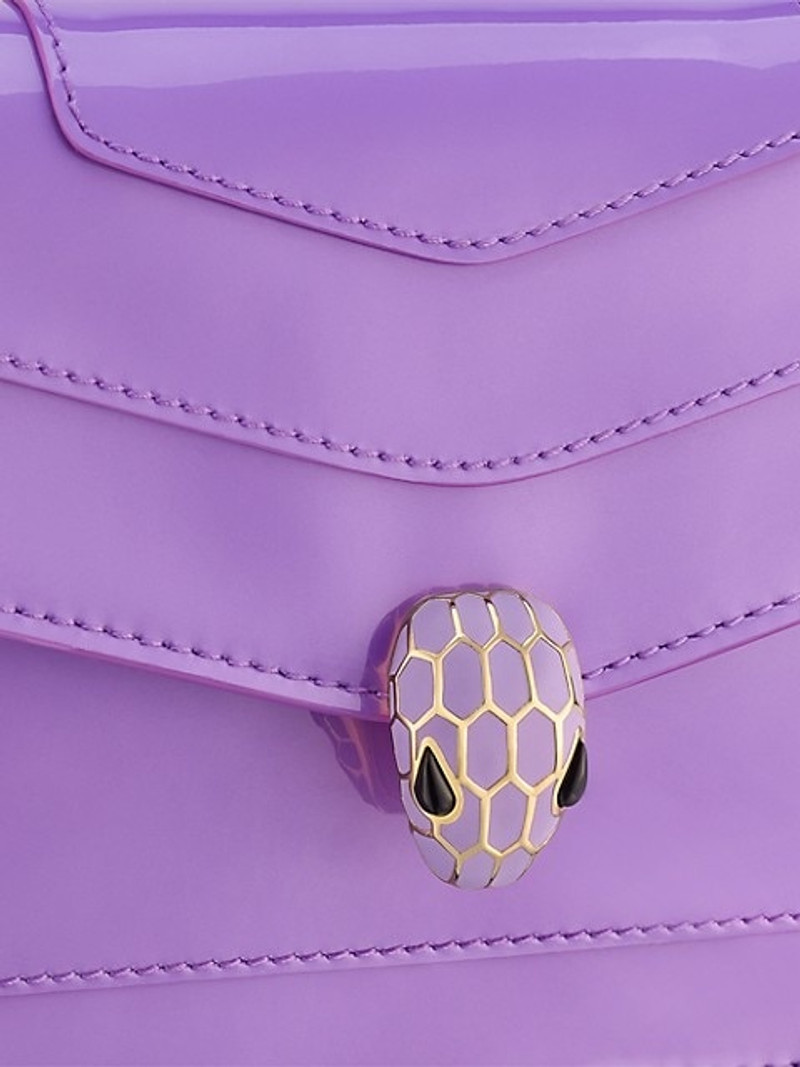 Serpenti Forever Leather Chain Pochette Bag 3