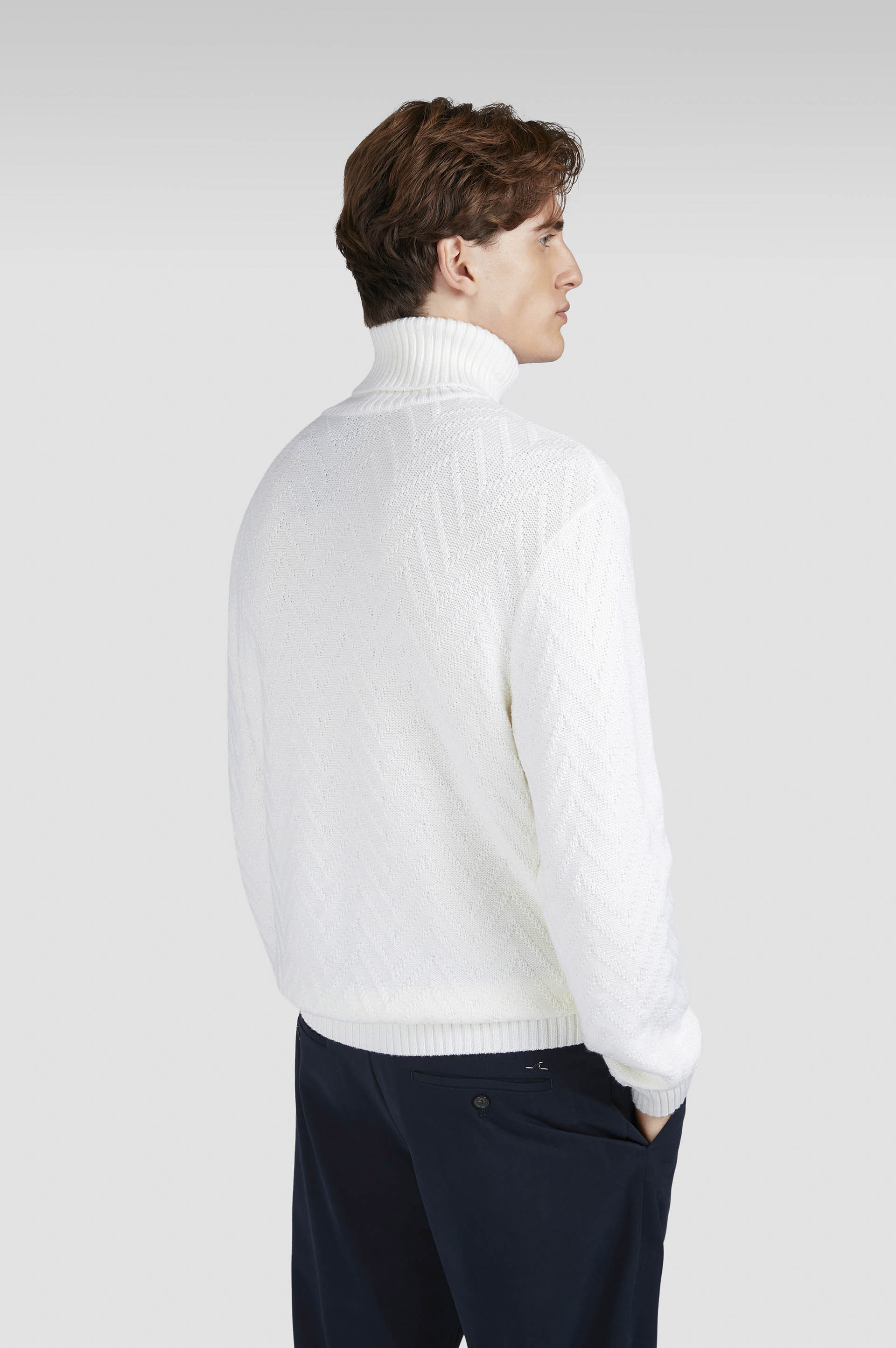 MERINO WOOL TURTLENECK SWEATER - 3