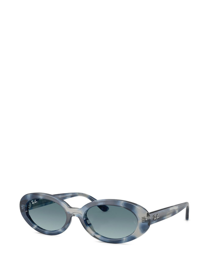Ray-Ban oval-frame sunglasses outlook