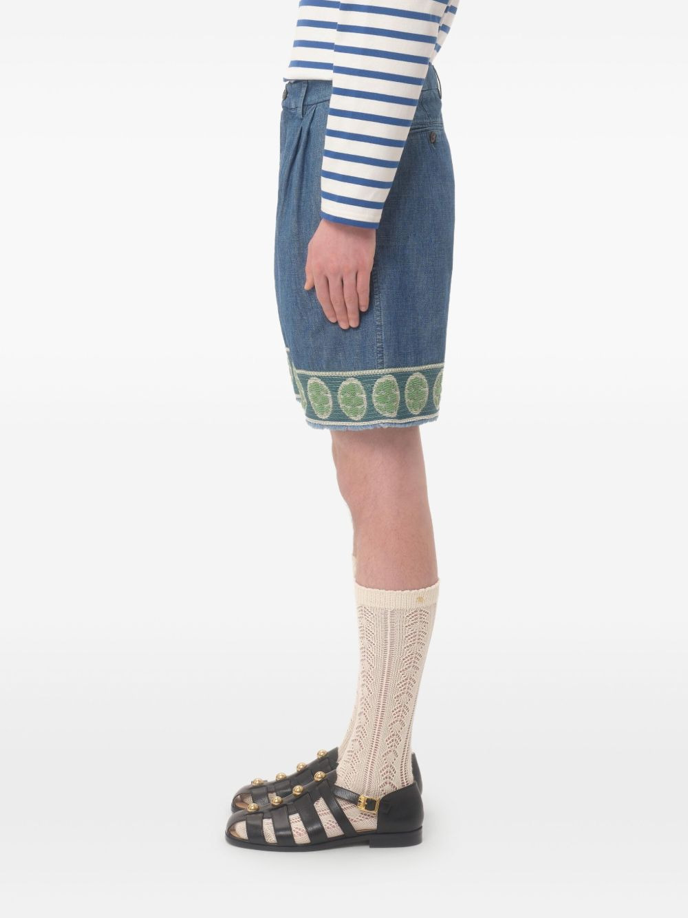 denim Bermuda shorts - 3