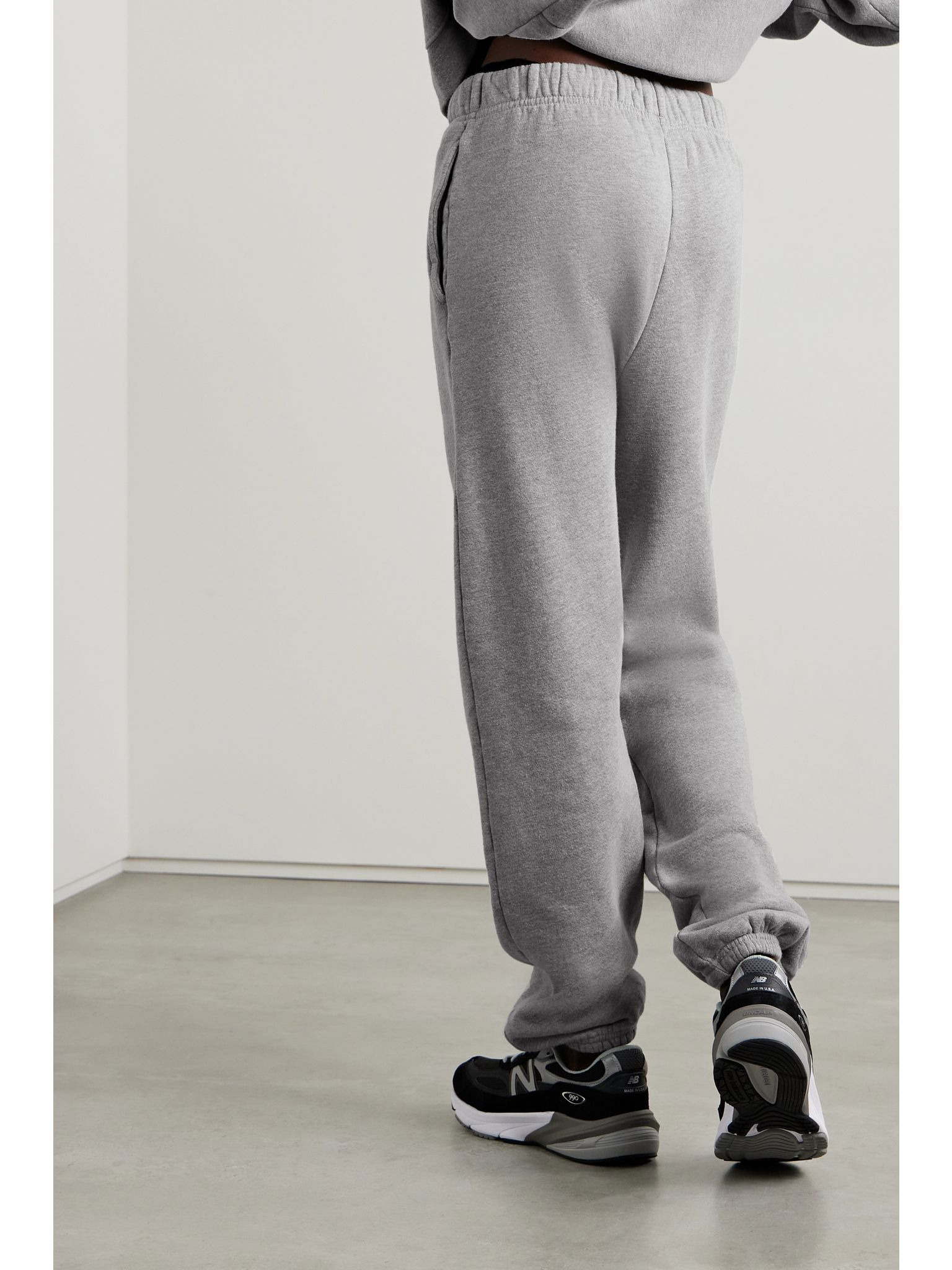 Dylan cotton-jersey track pants Gray - 3