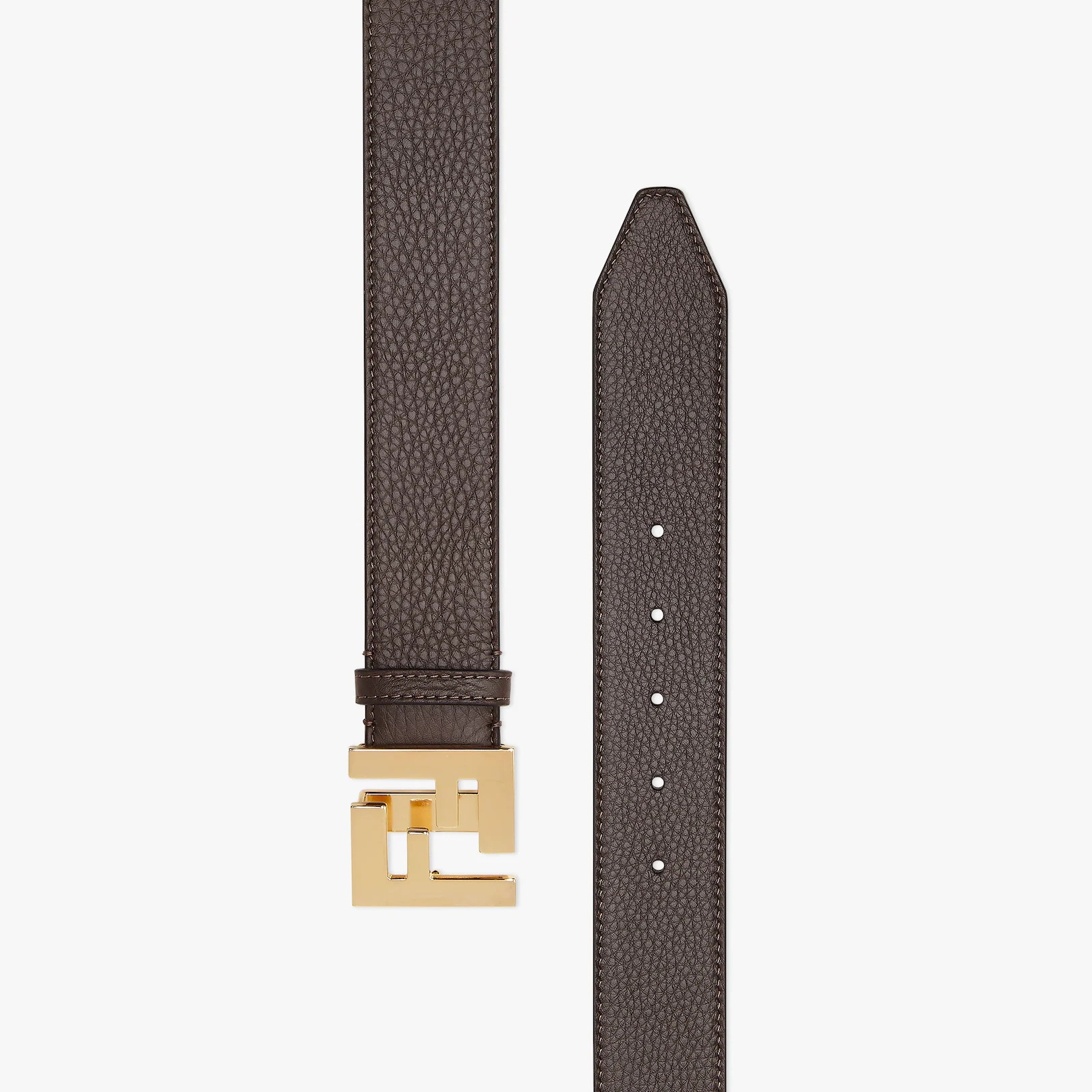 Brown Cuoio Romano leather belt - 2