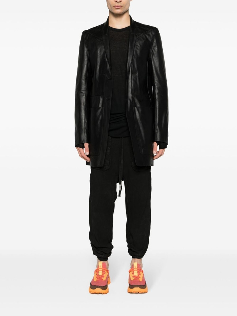 Boris Bidjan Saberi mid-rise cropped track trousers outlook