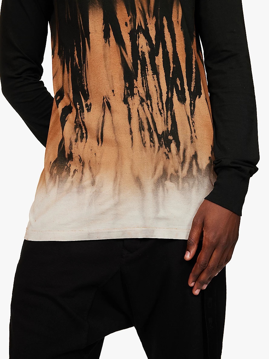 Level LS graphic-print cotton T-shirt - 5