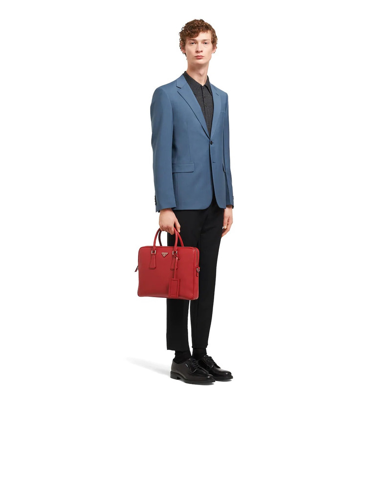 Saffiano Leather Work Bag 7