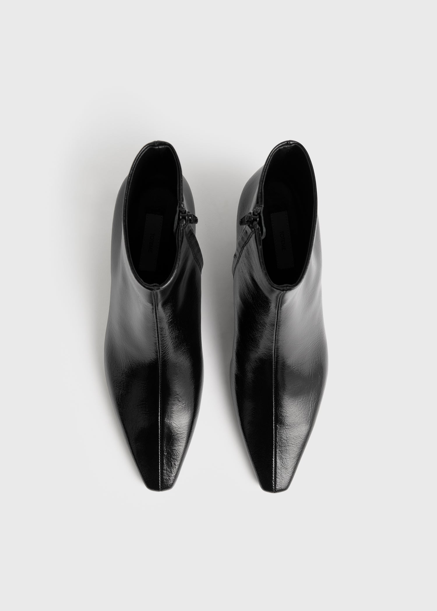 Slim naplack ankle boots black - 4