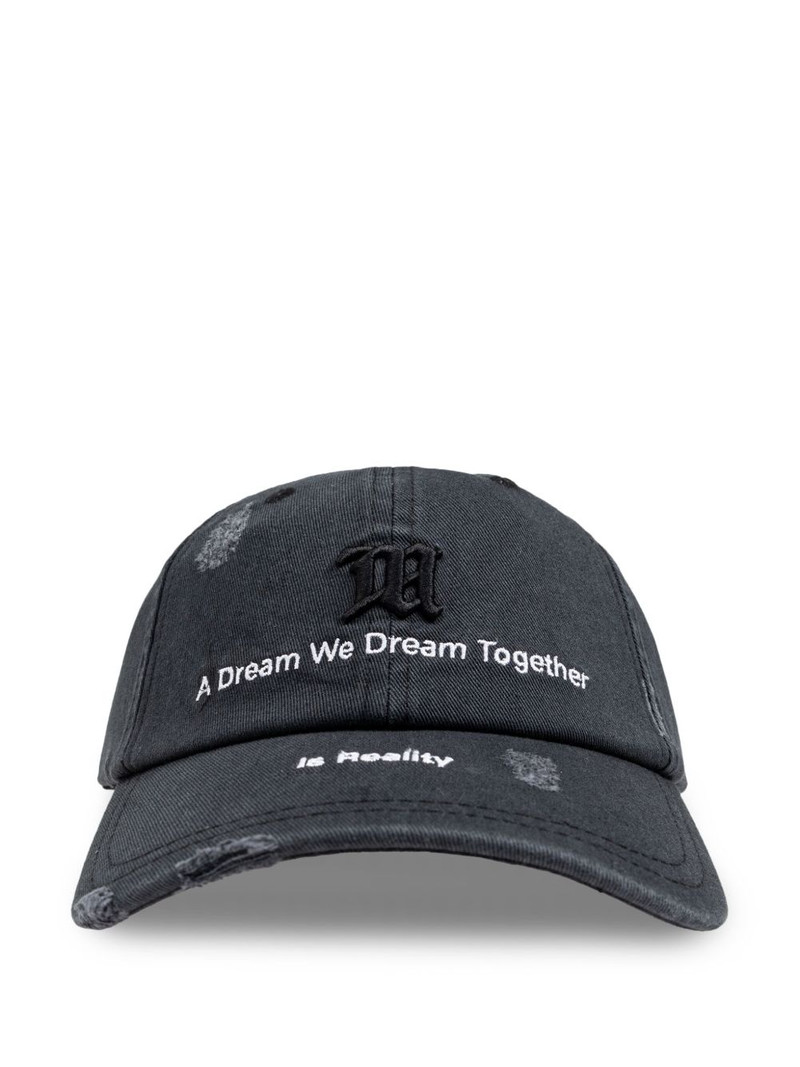 text-embroidered cap 1