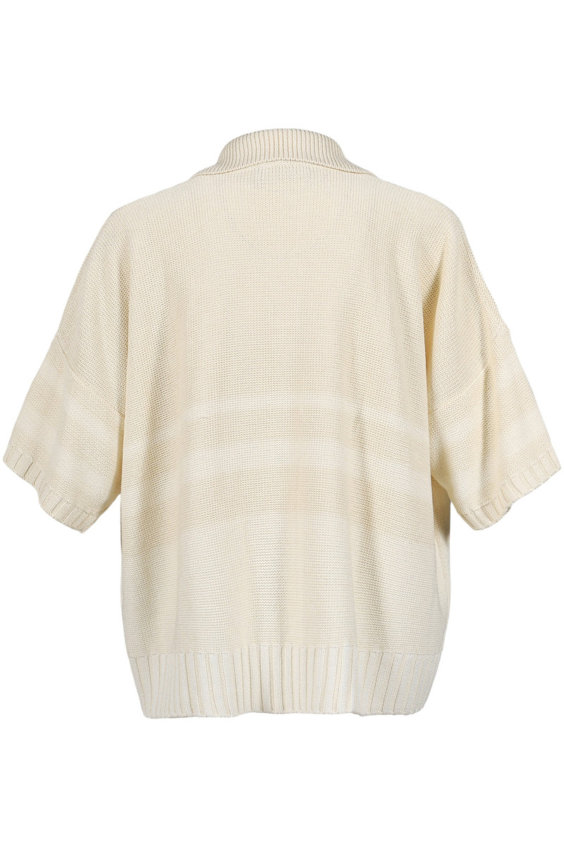 WALES BONNER CALM KNIT TOP / IVO / WHT outlook