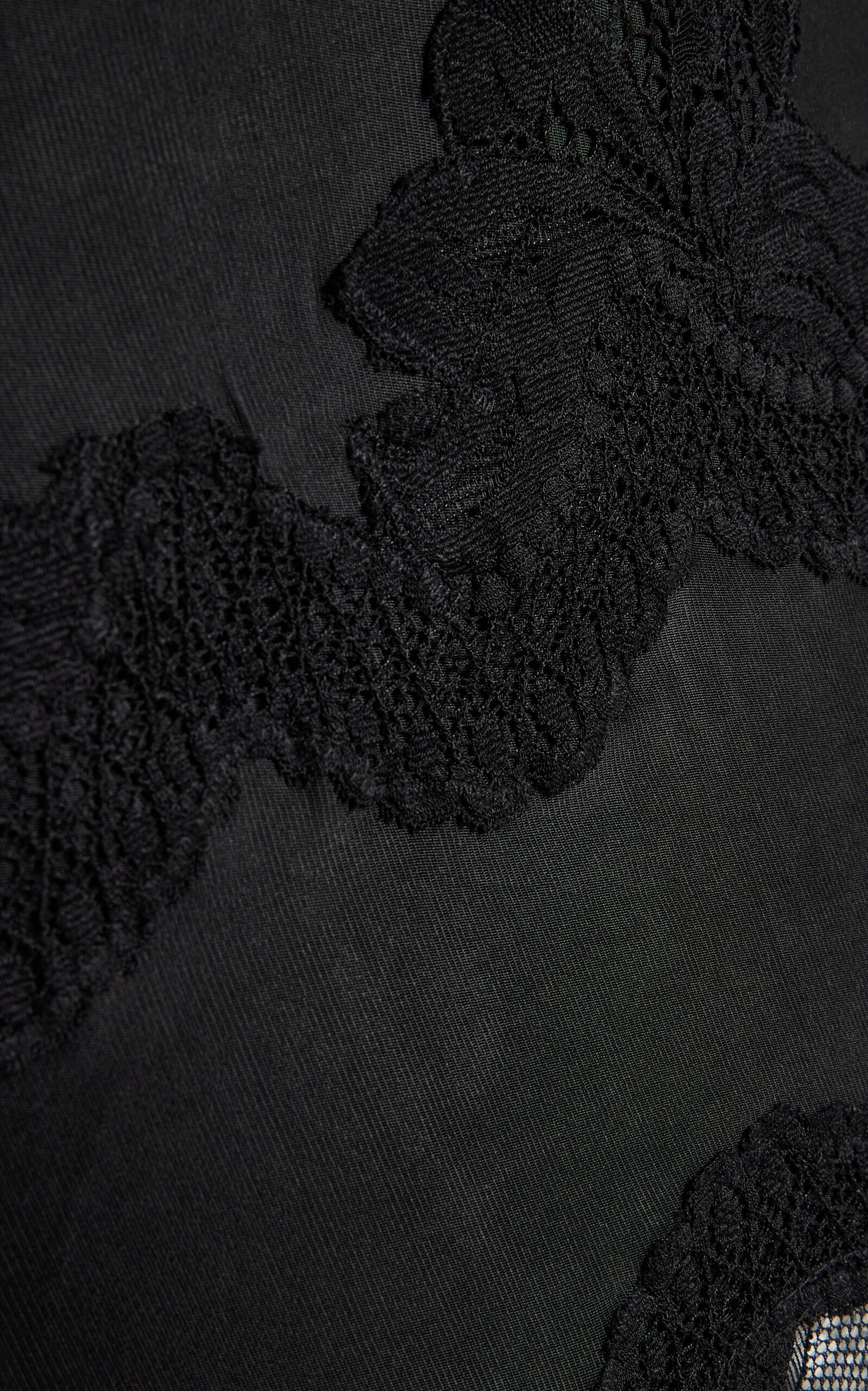 Lace Jersey Maxi Dress black - 5