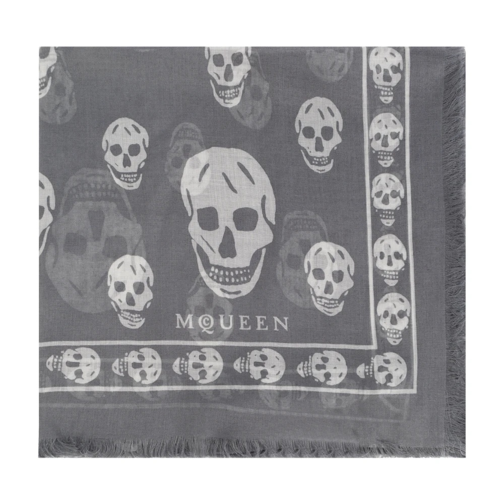 SKULL MOTIF SCARF - 1