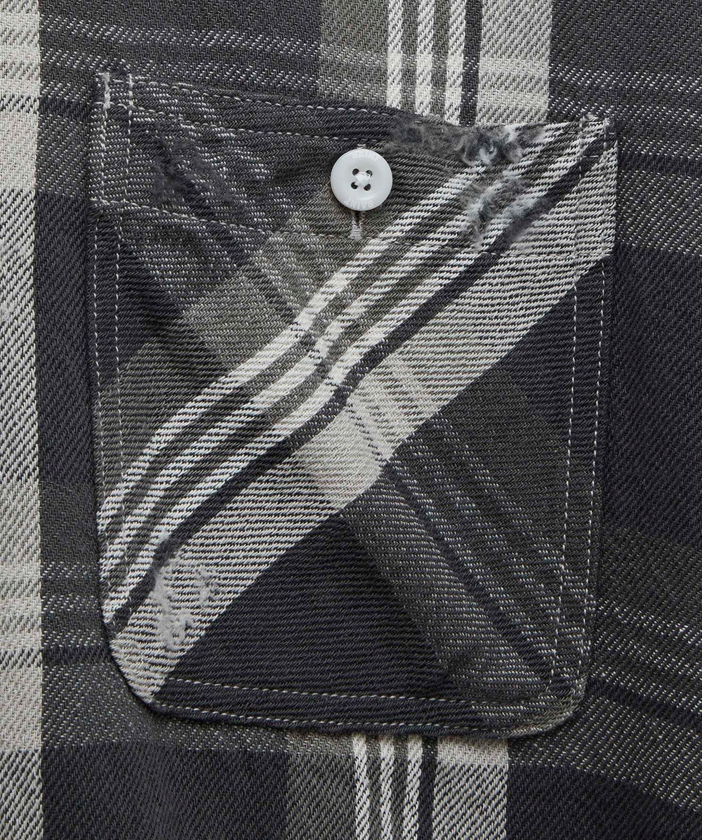 Check flannel shirt - 5