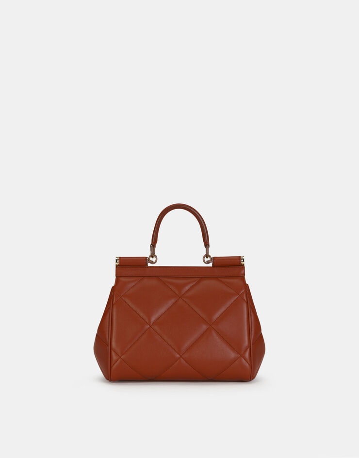 Small Sicily bag in aria matelassé calfskin - 3