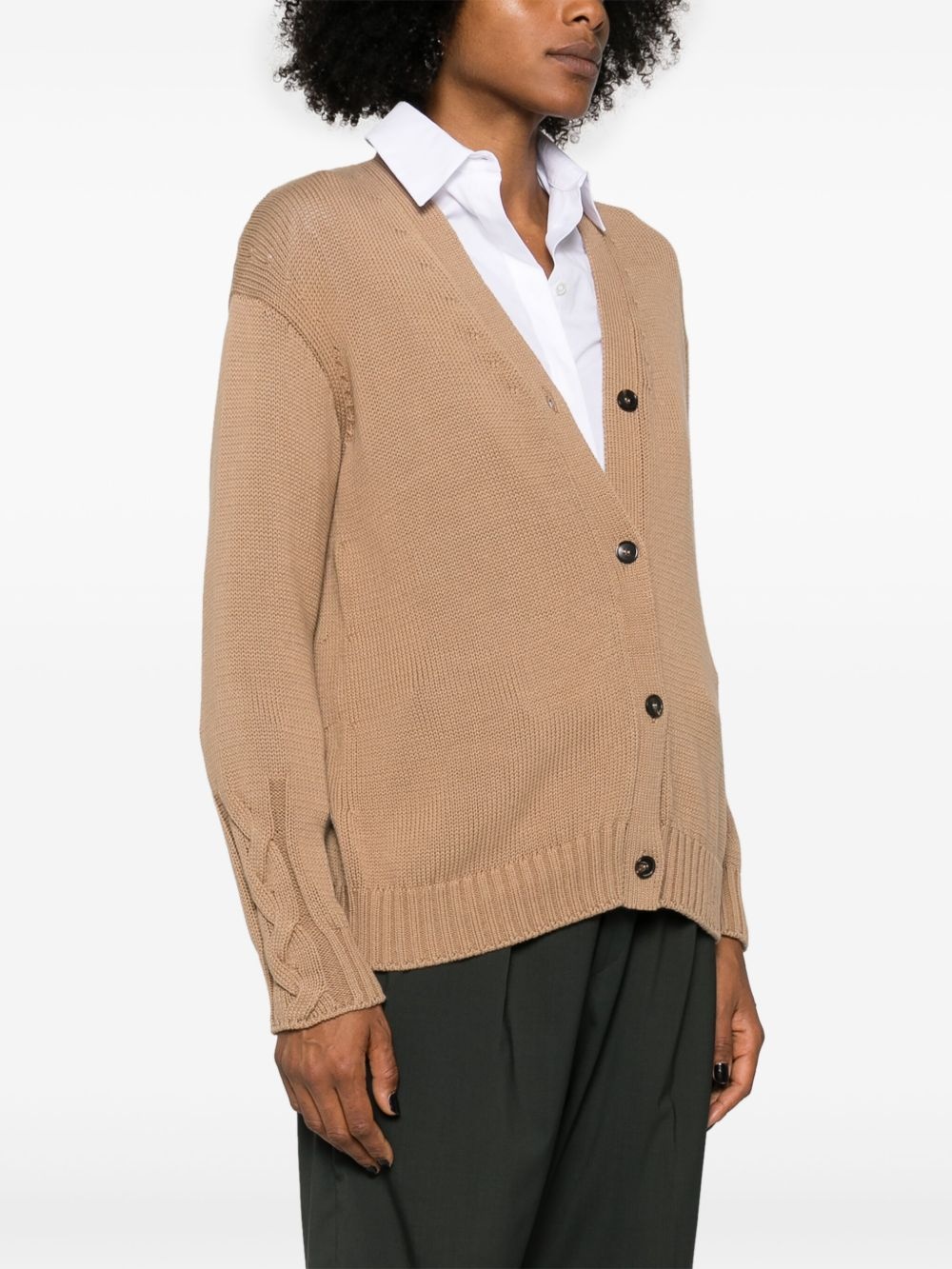 Biscuit cotton Lukas cardigan - 3