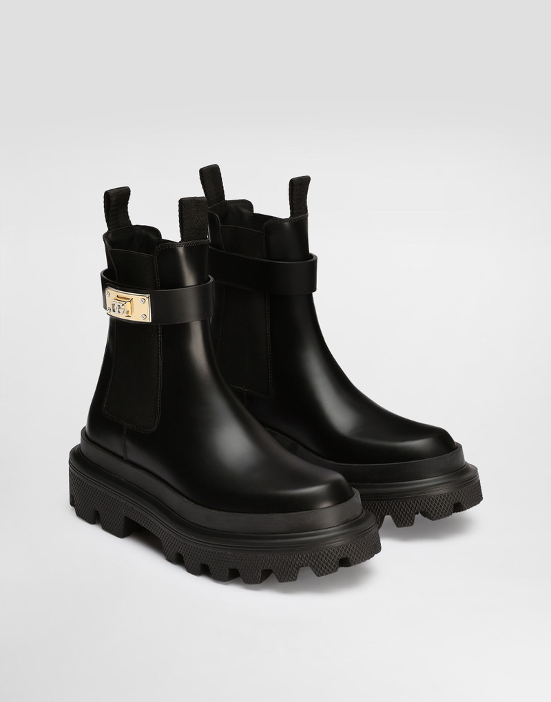 Calfskin ankle boots 2