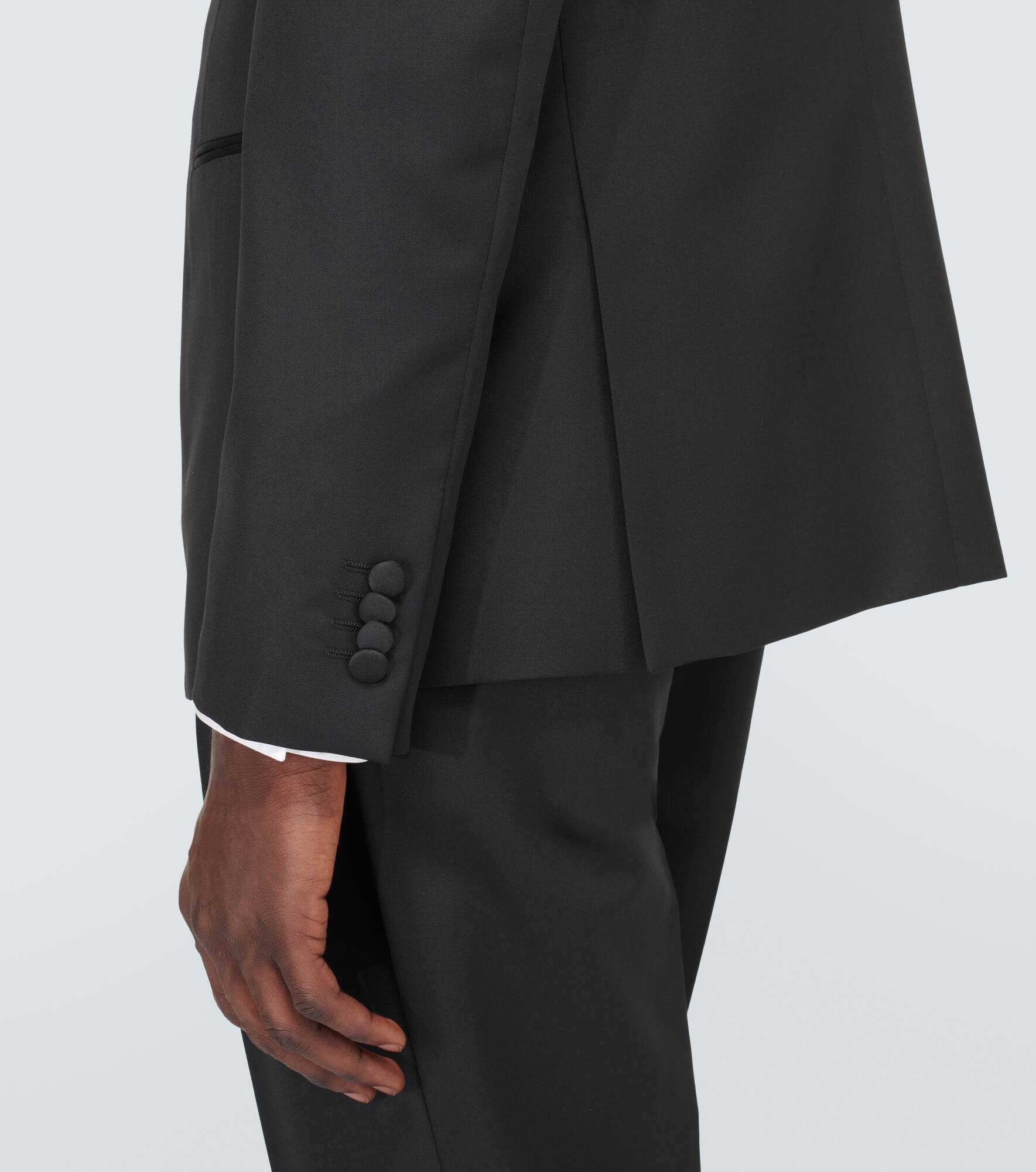 Single-breasted wool and mohair tuxedo - 8
