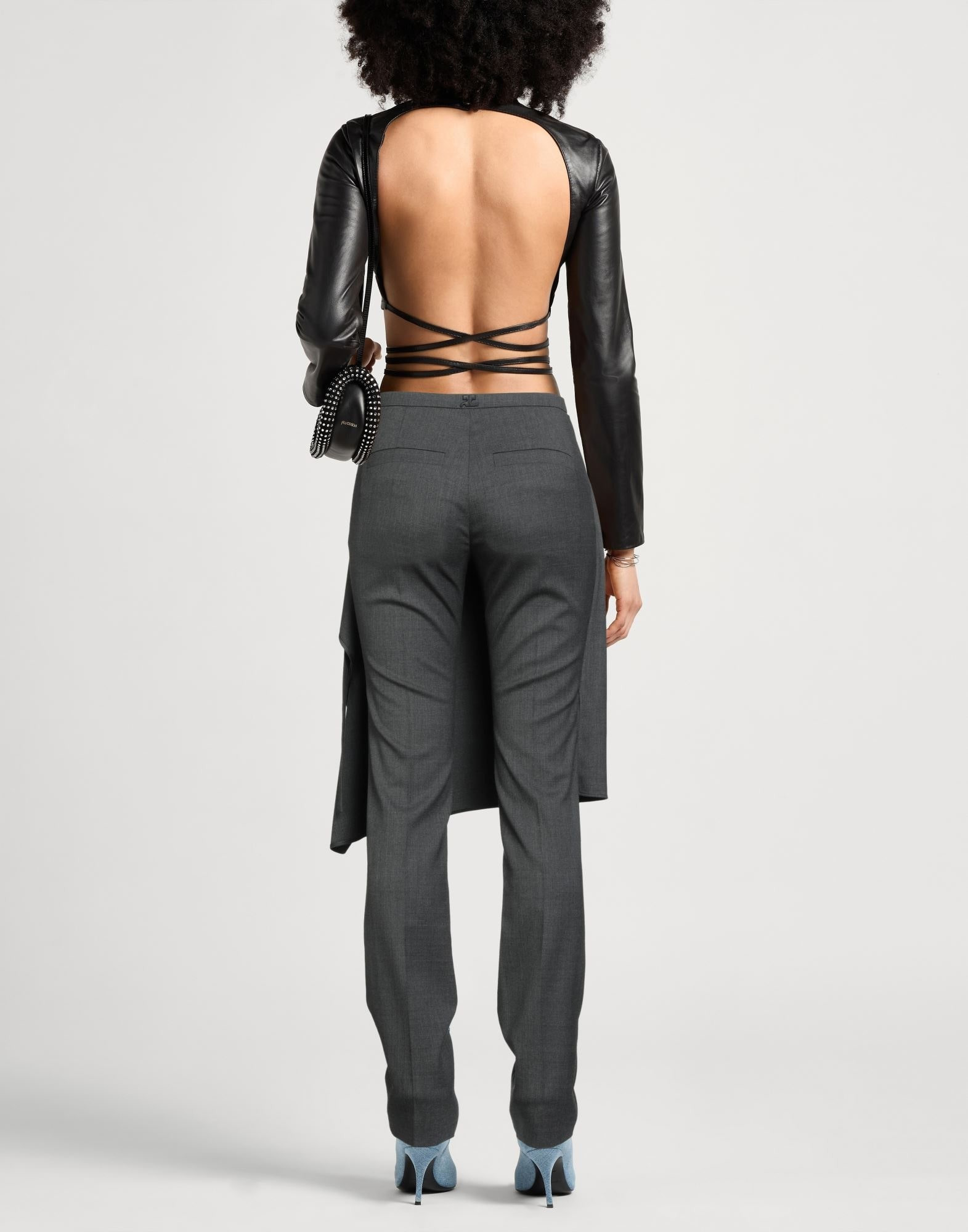 Grey Women's Casual Pants - 3