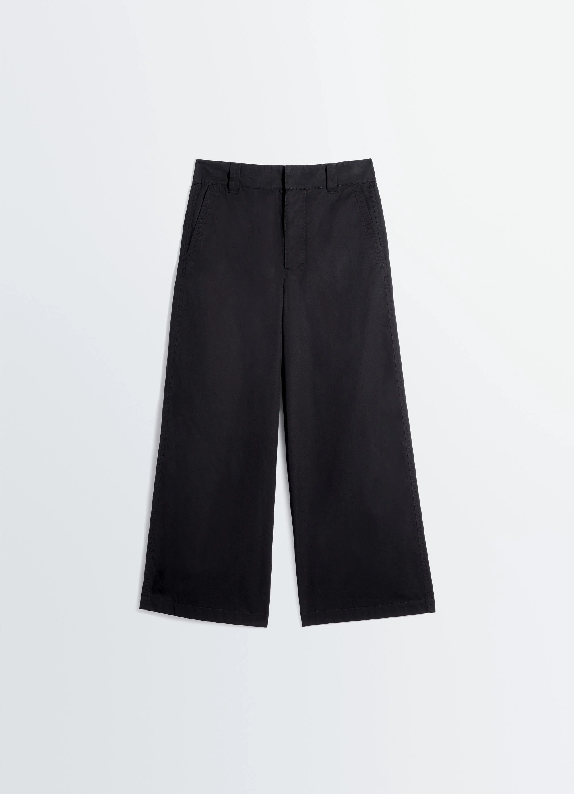STRAIGHT FIT PANTS IN LIGHT COTTON TWILL - 1