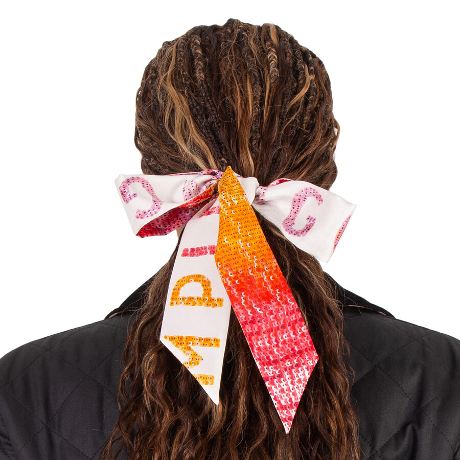 Longchamp Sunset Glitter Silk Headband - 2