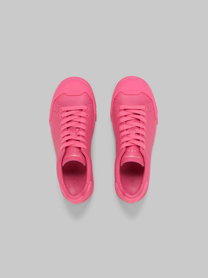 DADA BUMPER SNEAKER IN FUCHSIA LEATHER SNEAKER - 4