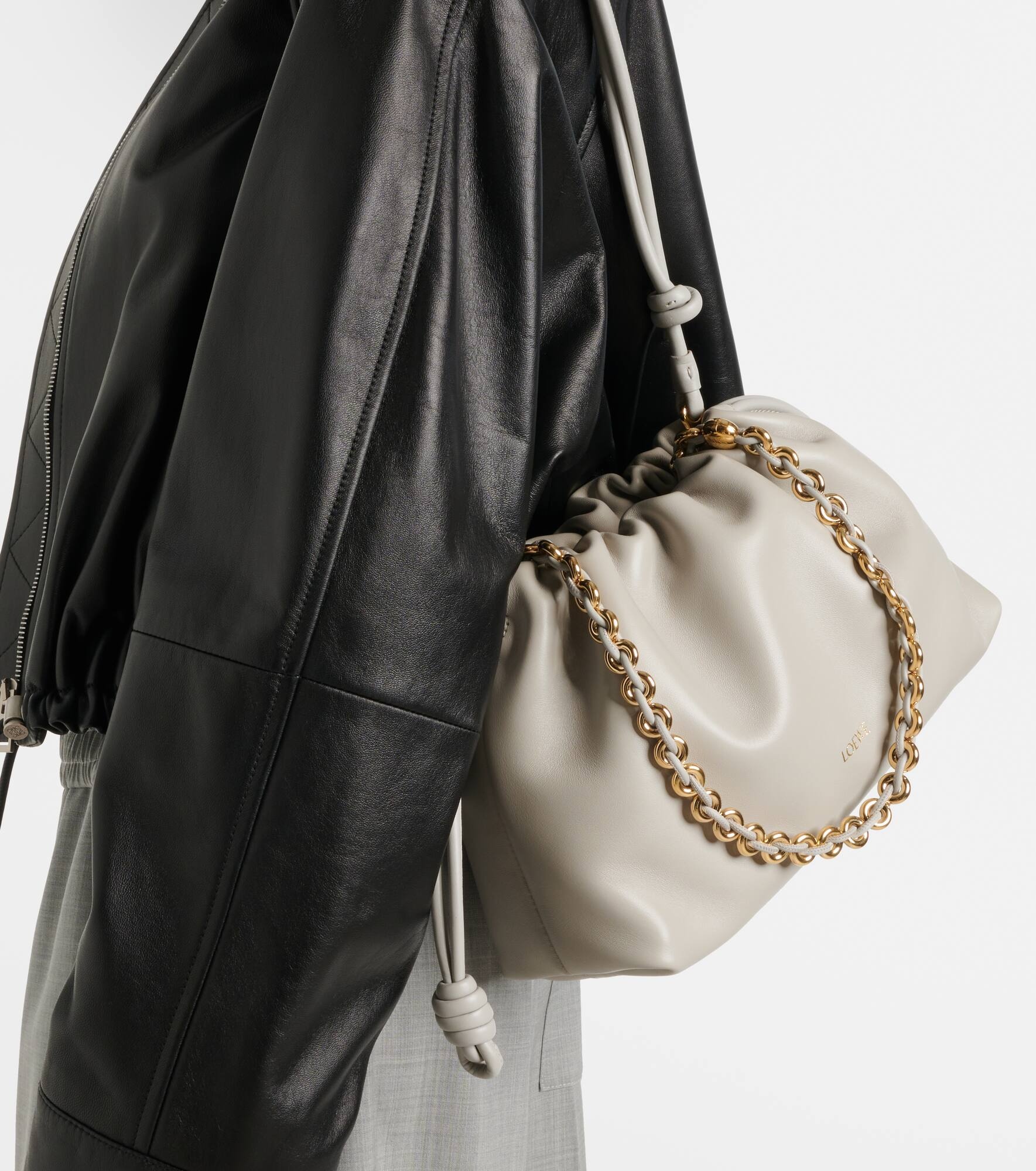 Flamenco Medium leather tote bag - 2