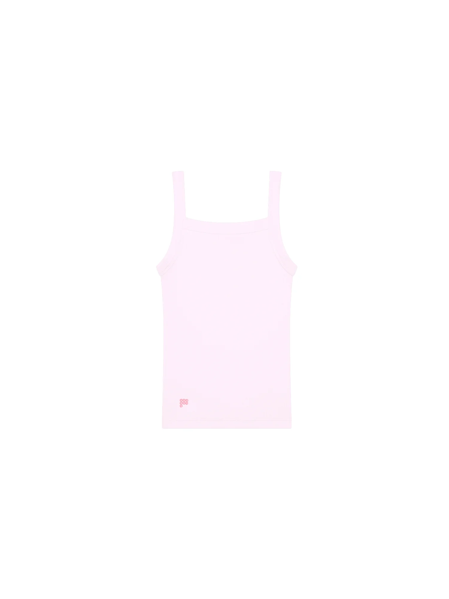 Womens Rib Square Neck Tank Top - Light Lilac - 1