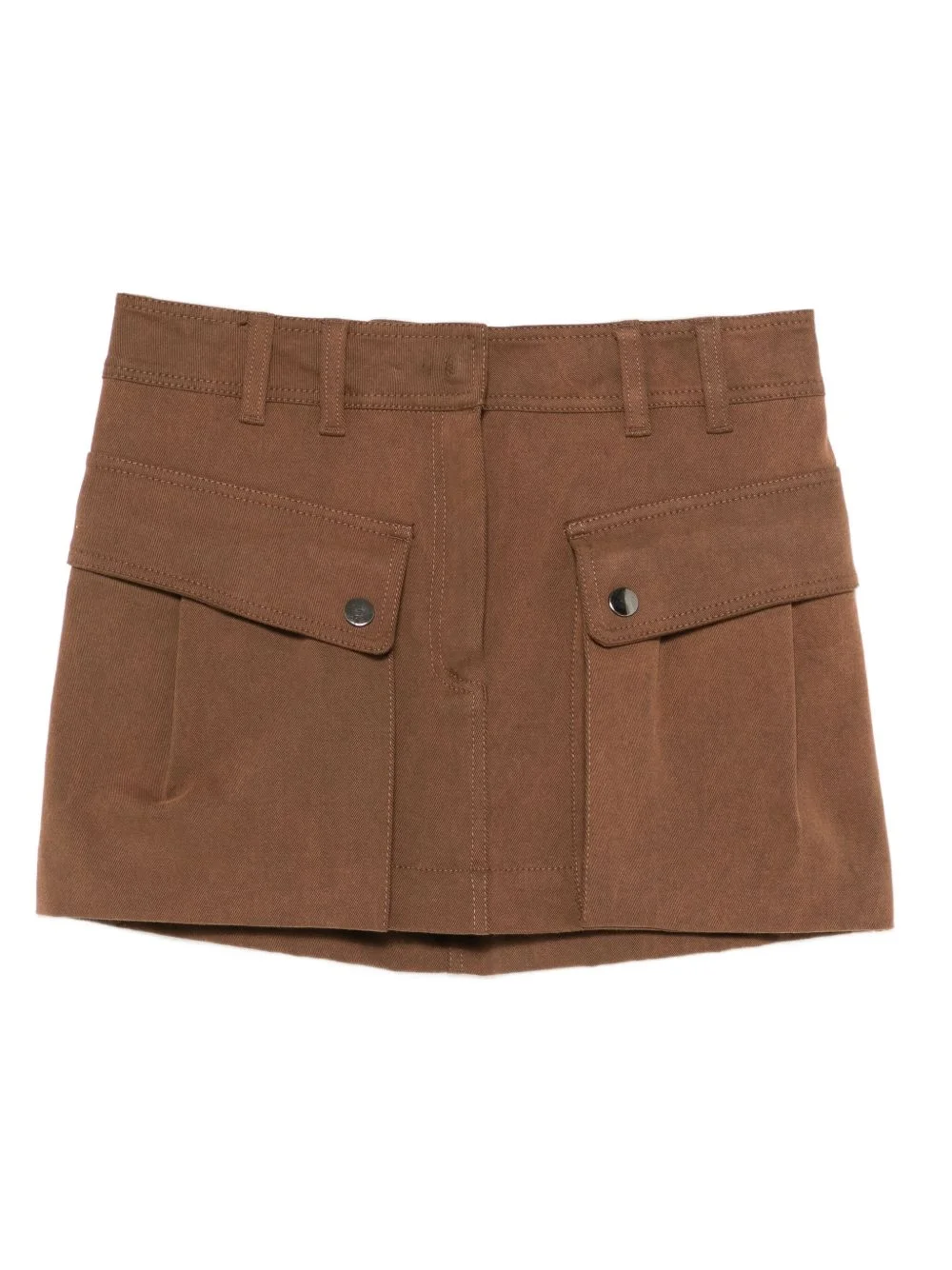 pocket-detail mini skirt - 1