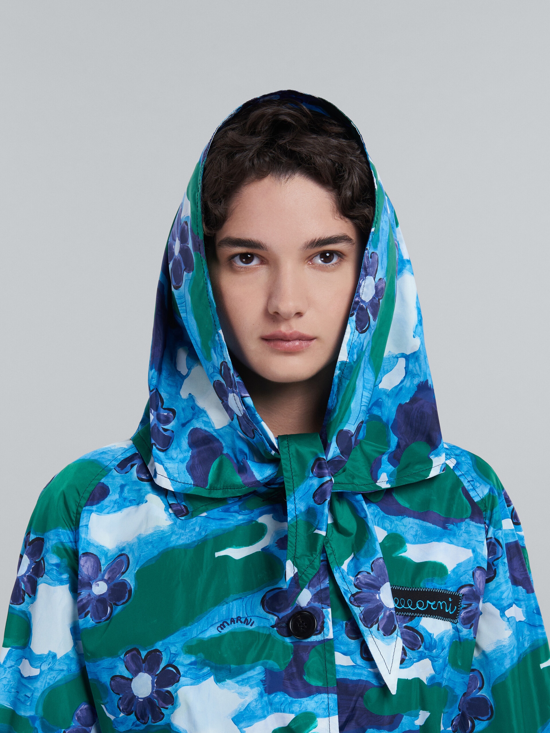 PRINTED TRENCH COAT - 4