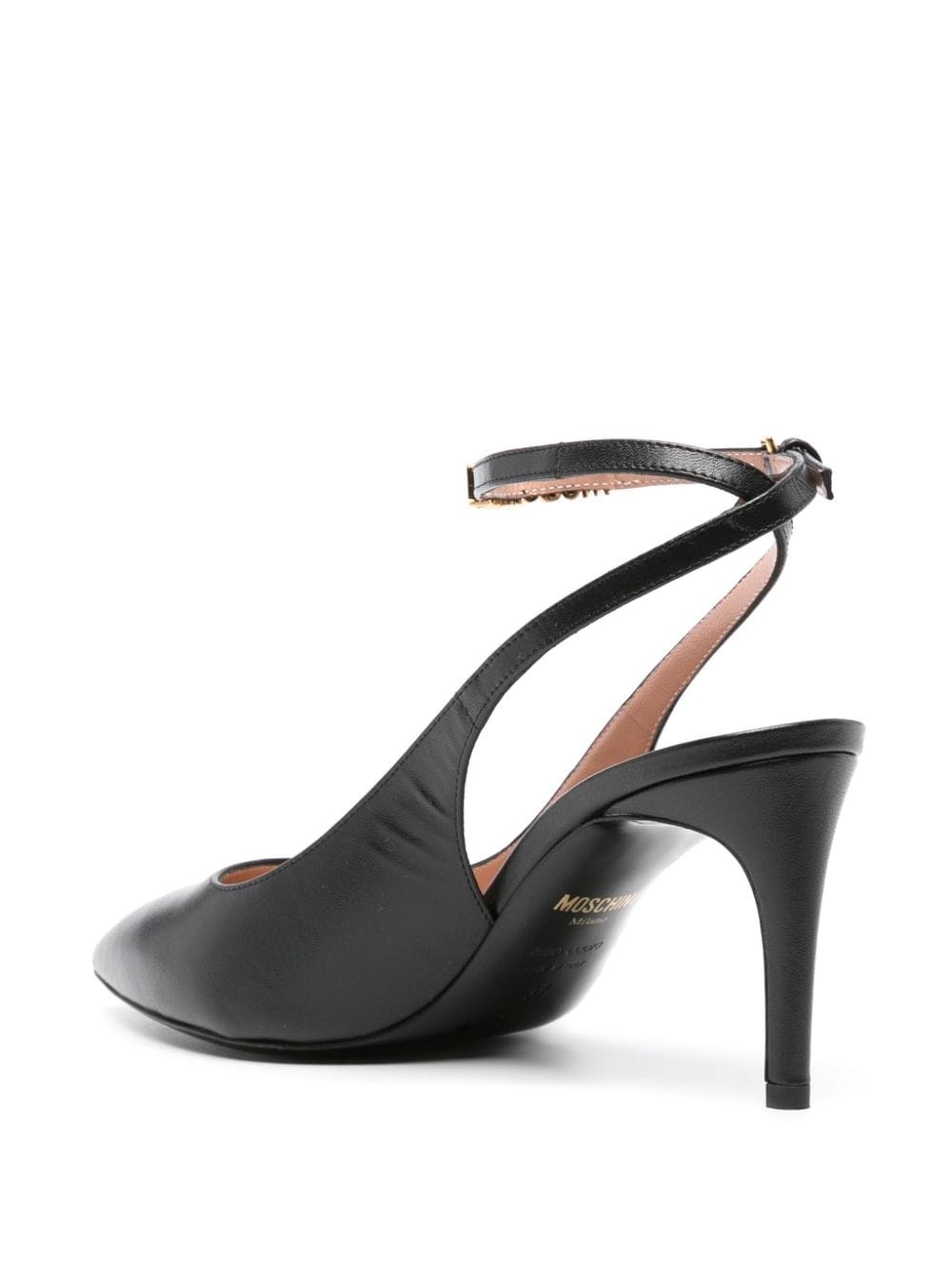 80mm leather pumps - 3