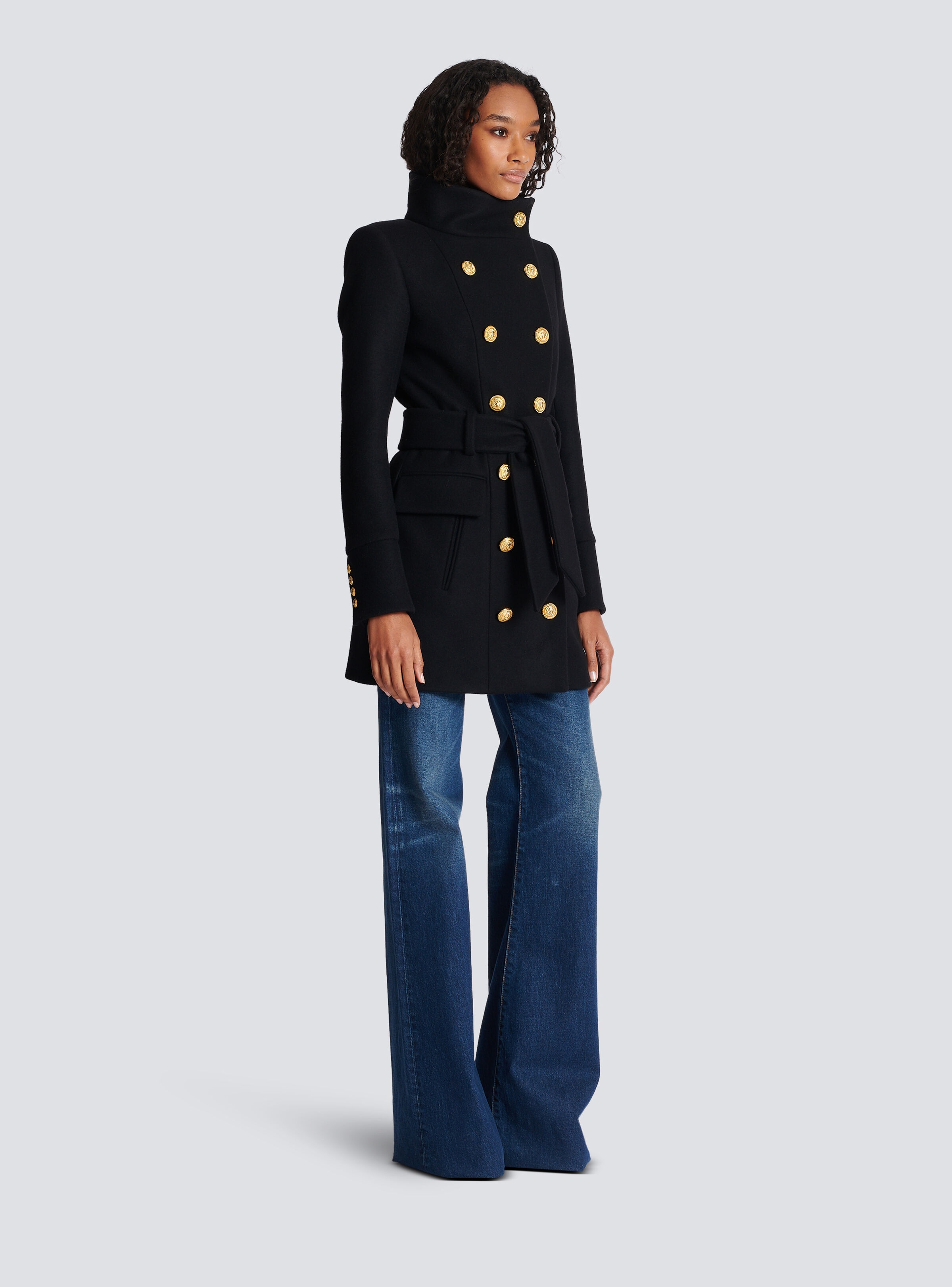 Officer coat with belt - 3