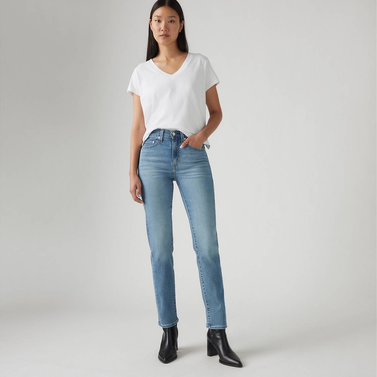 724 HIGH RISE STRAIGHT WOMEN'S JEANS - 3