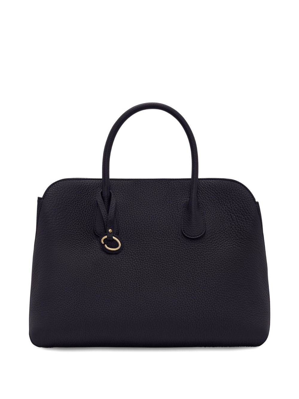 Ivy textured leather tote bag - 5