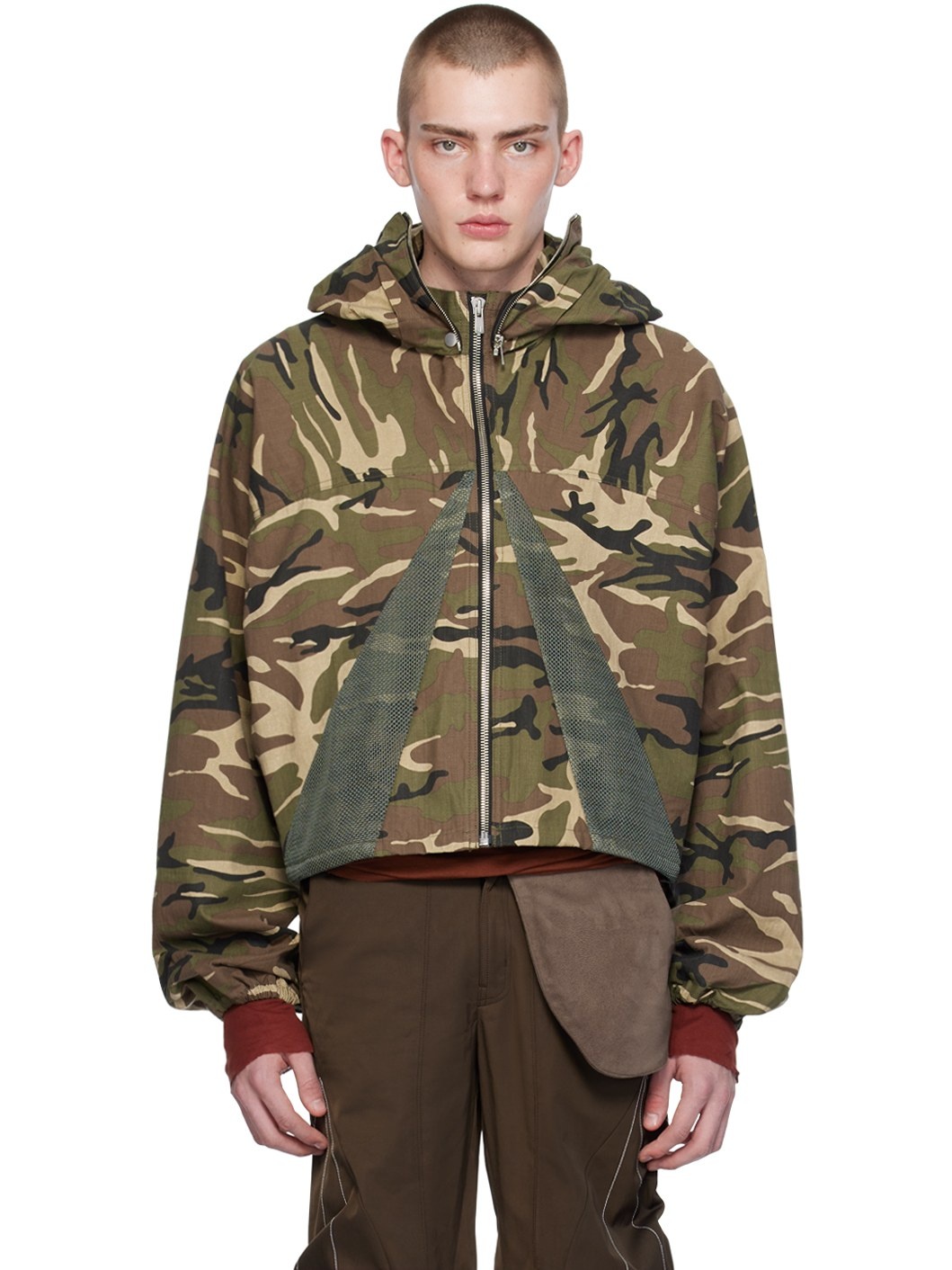 SSENSE Exclusive Brown Parachute Jacket - 1