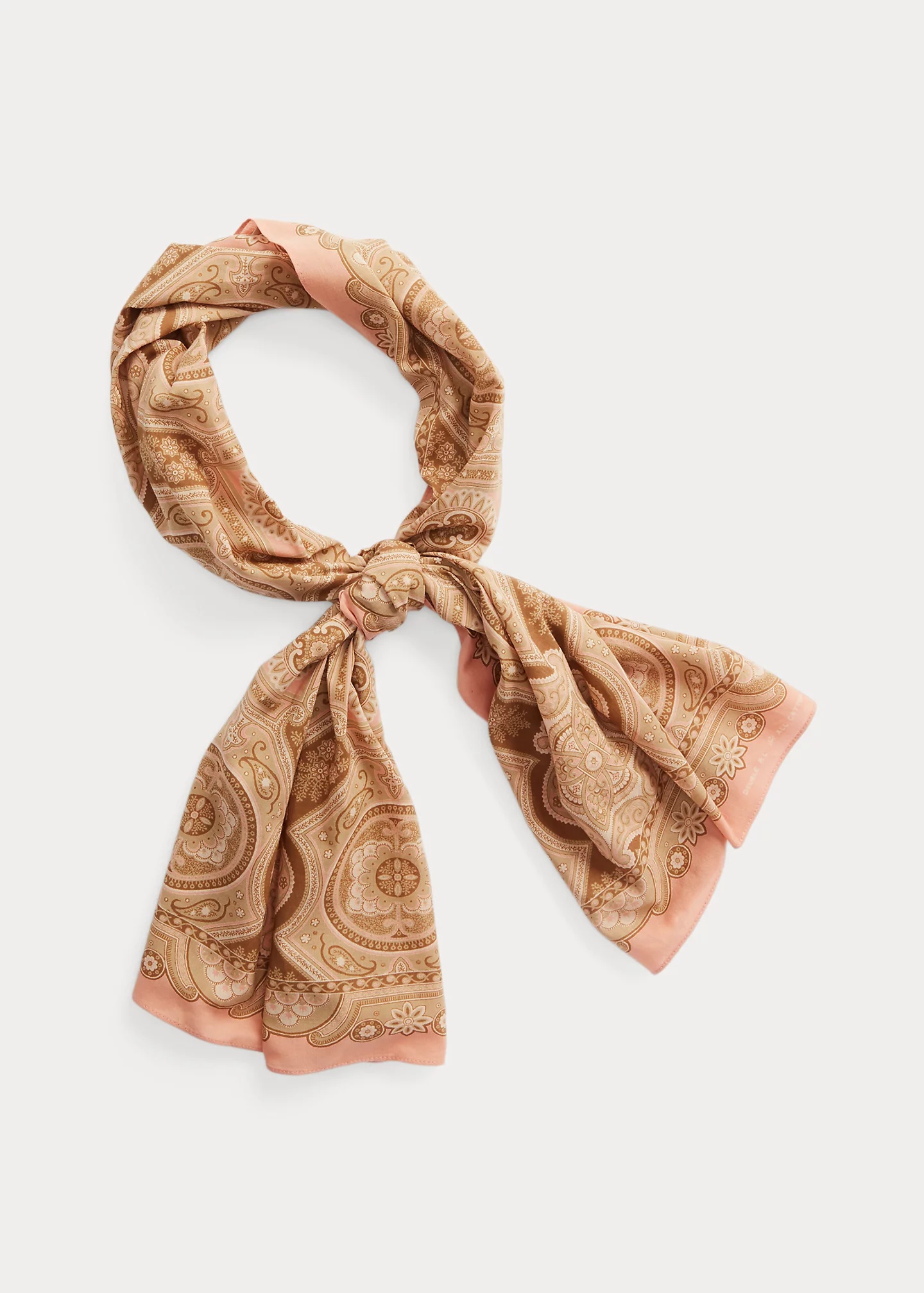 Medallion-Print Cotton Scarf - 1