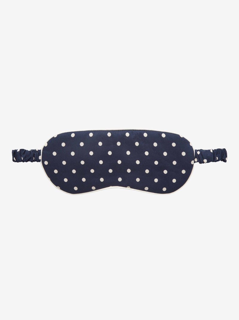 Eye Mask Plaza 60 Cotton Batiste Navy - 1