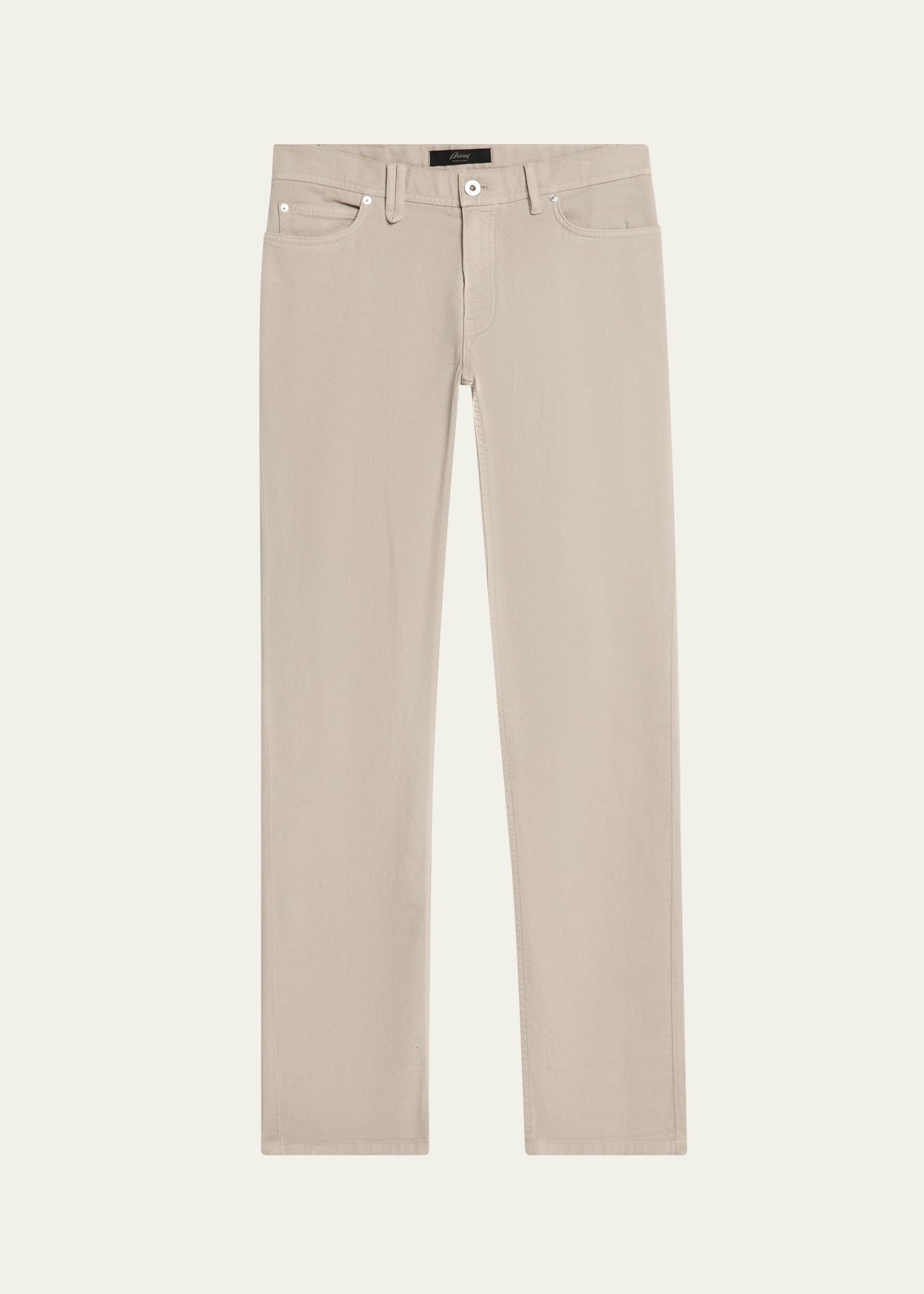 Men's Cotton Denim Five-Pocket Pants - 1