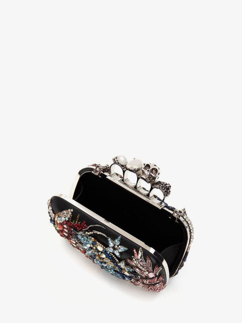 Women's Hieronymus Bosch Knuckle Clutch in Multicolor 4