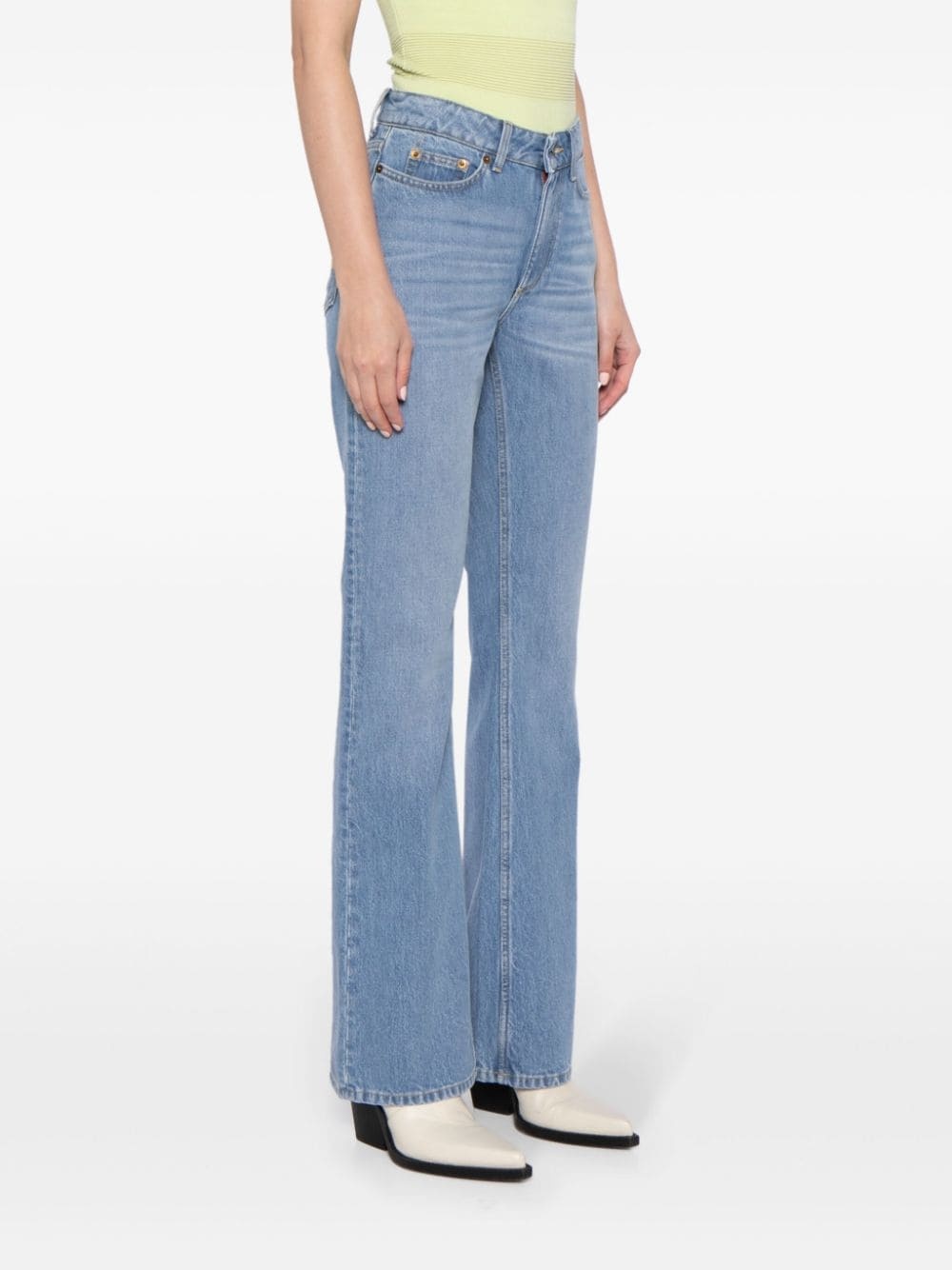 high-rise flared jeans - 3