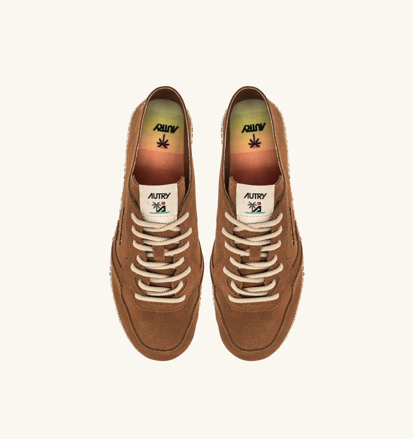 SANDY ESPADRILLES IN EARTH SUEDE - 5