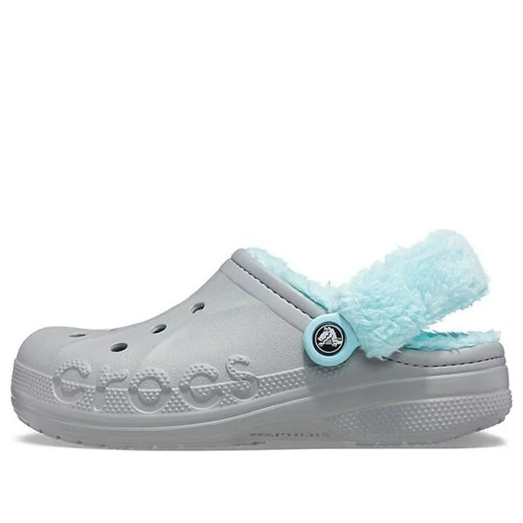 Crocs Classic clog Stay Warm Fleece Lined Shoe Unisex Gray Blue 206633-0IG - 1