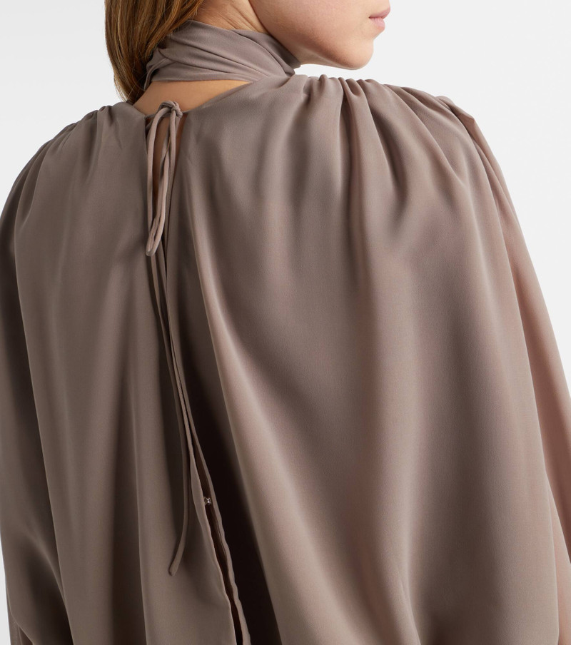Scarf-detail maxi dress 7
