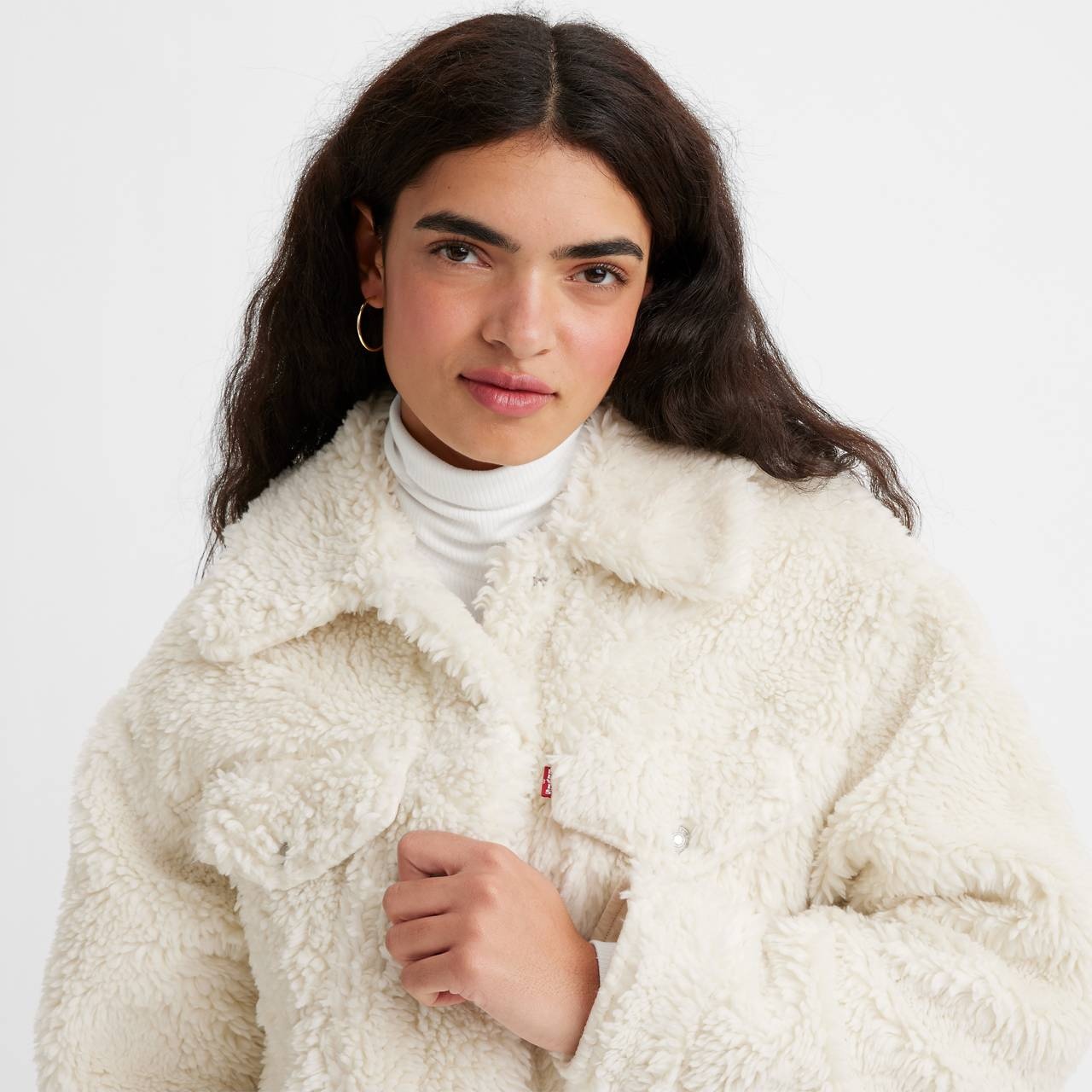 BABY BUBBLE SHERPA TRUCKER JACKET - 4